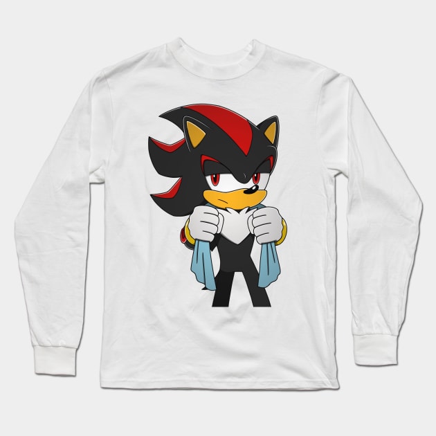 Shadow Post Workout Long Sleeve T-Shirt by Firestorm Fox